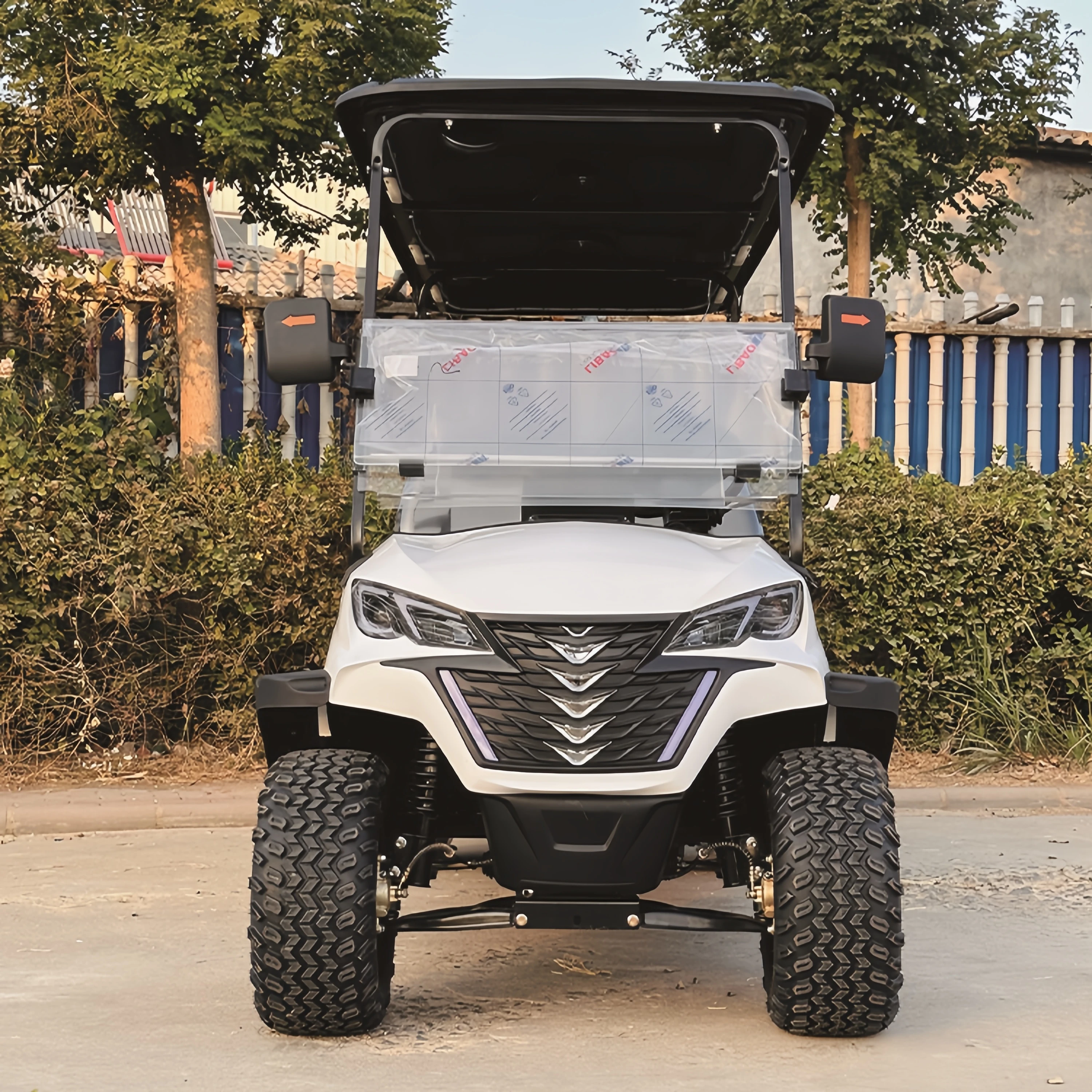 Cheap Chinese golf carts for sale electric cart cars lithium 72V battery 6 seater price club car 48 volt batteries