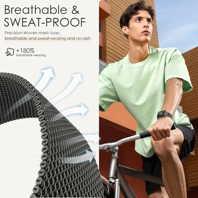 Premium Milanese Loop Watch Band - Stainless Steel Mesh Bracelet