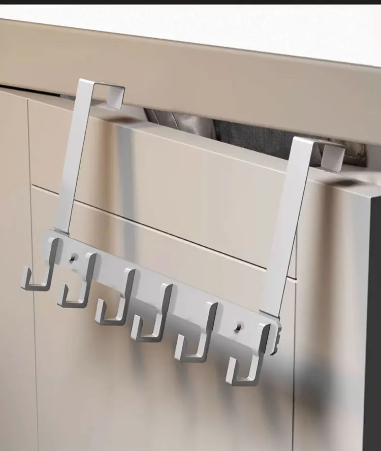 Over Door Hook Hanger Long White Glass Bathroom Door No Drill Hook Hanger Hallway Key Holder Coat Rack For Bags Door Hanger Hang