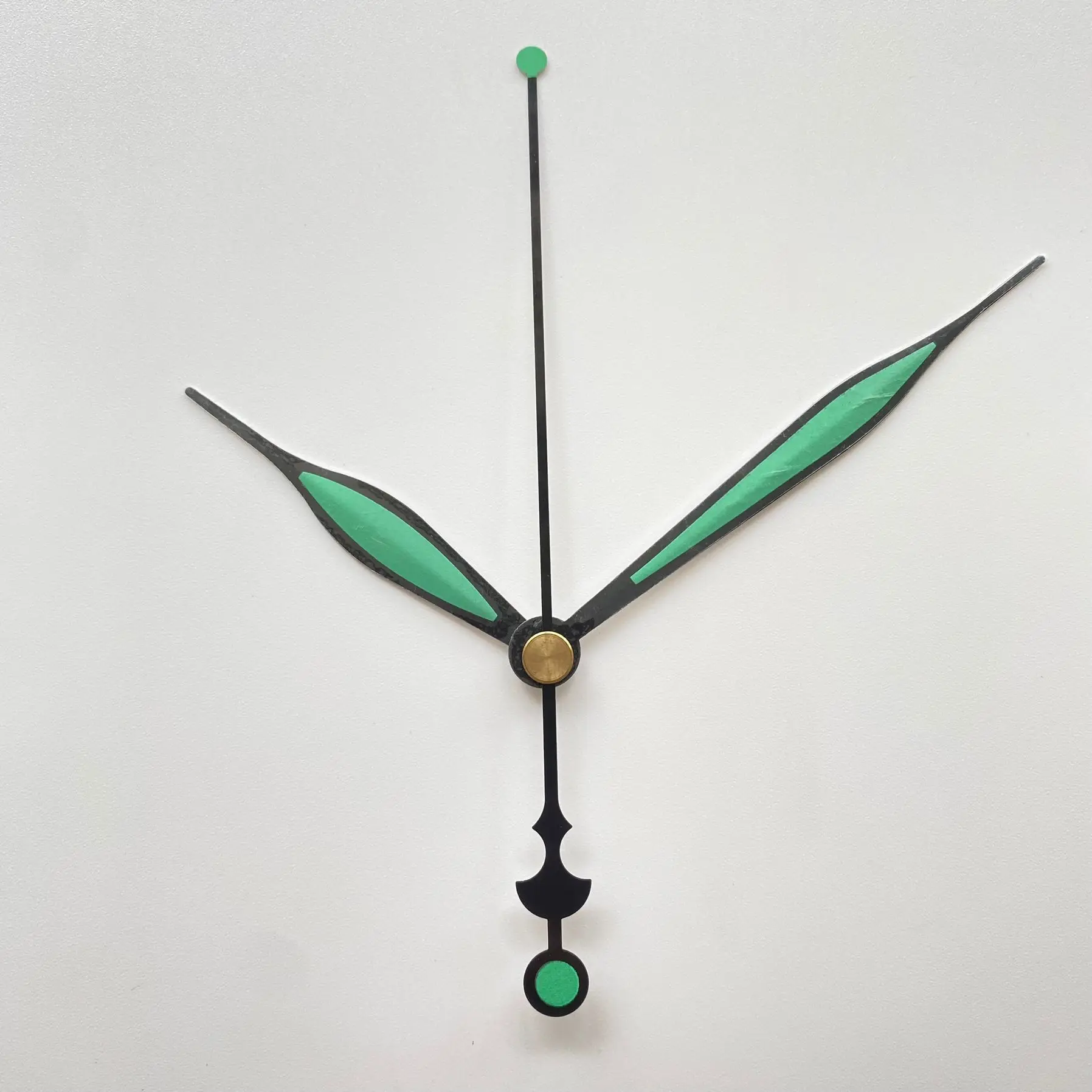 Metal Wall Clock Hands Gold Home Decor Hour Hand Minute Hand Second with Large Clock Pointer