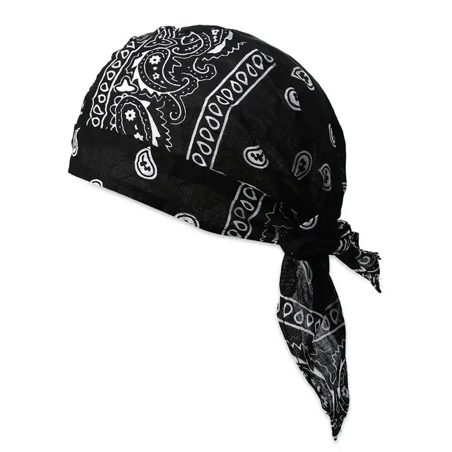 Unisex Quick Dry Cotton Headscarf Pirate Hat 4