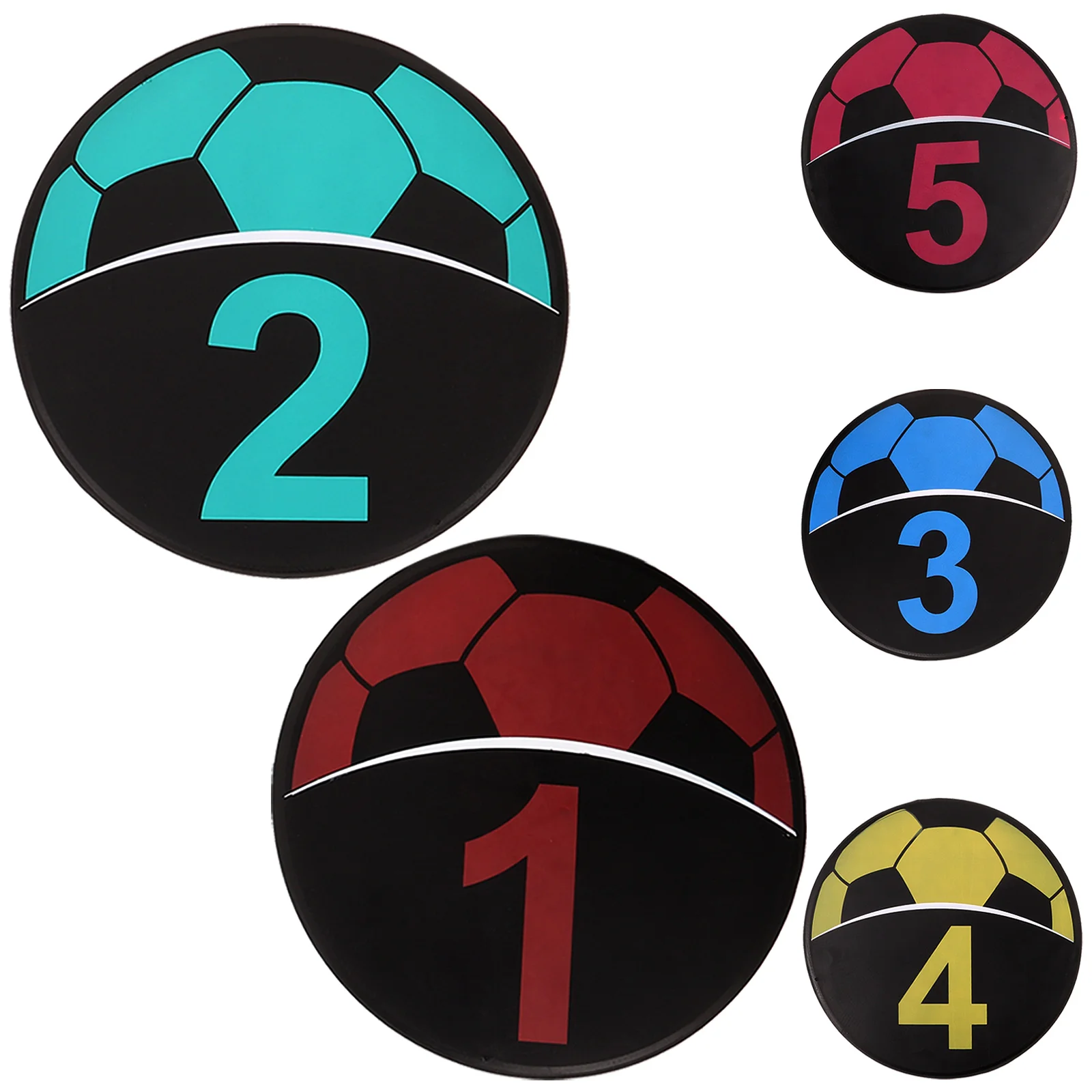 

Digital Logo Plate Football Equipment Soccer Markers Exercising Tool Training Sign Sports
