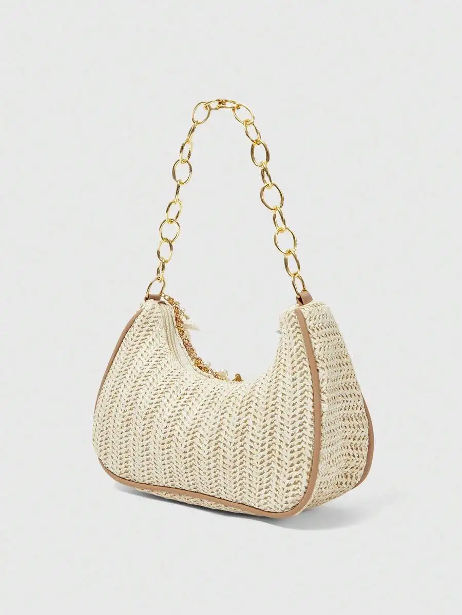 🏖️ Starfish × Straw – Boho Woven Beach Tote Bag, Lightweight Shoulder Handbag, Random Surprise Decoration (Every Bag Tells a Story) 💫 4