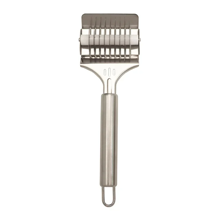 Household Manual Stainless Steel Noodle Cutter Machine Instant Dough Garlic Ginger Roller Cut Knife Makers Kitchen Pasta Tools
