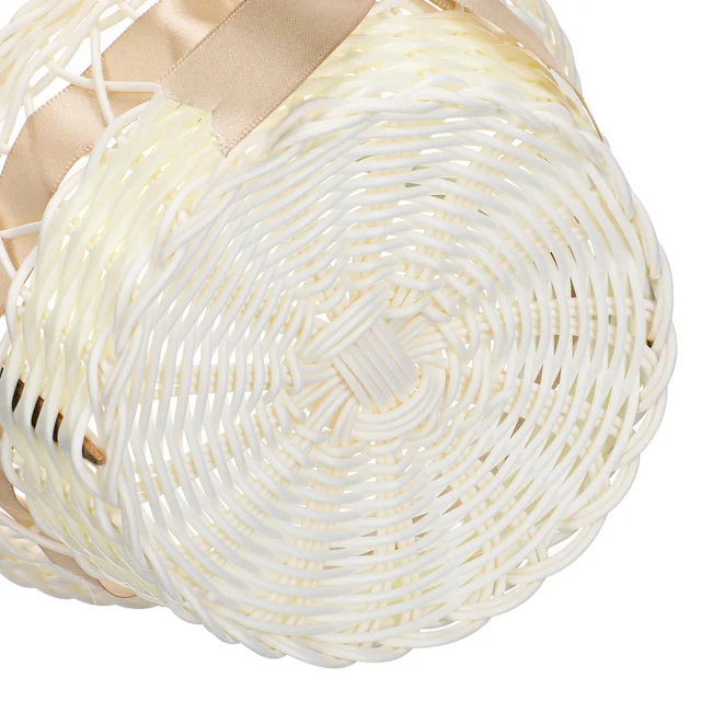 Cestino In Vimini A Forma Di Cuore - Per Decorazioni, Matrimoni E Pasqua - Foto 11