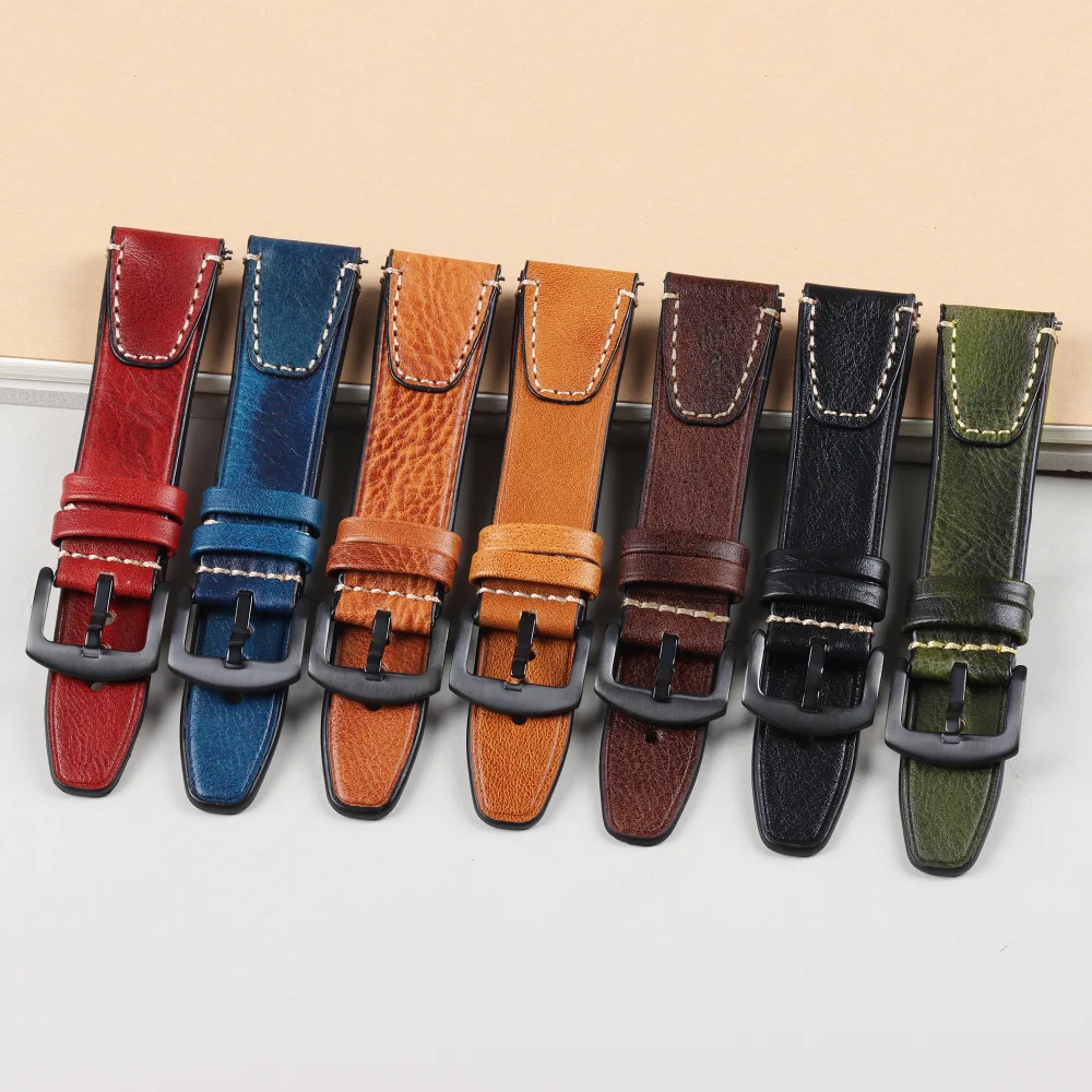 Versatile Leather Quick Release Watch Band - Premium Universal Strap Replacement