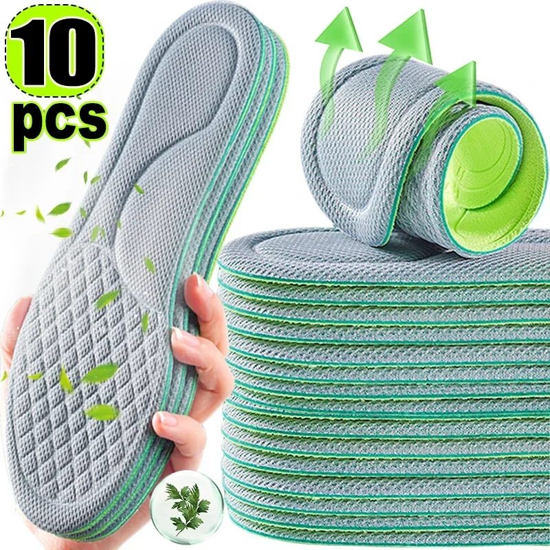Shoe Insoles Unisex Soft Memory Foam Orthopedic Insoles Deodorizing Insole for Shoes Sports Absorbs Sweat Soft Antibacterial Shoe Accessories