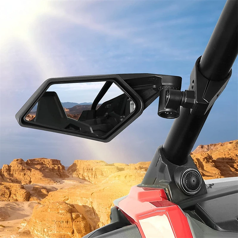 2PcsUTVSideViewMirrorsRearviewMirrorForCanAmMaverickX3Max