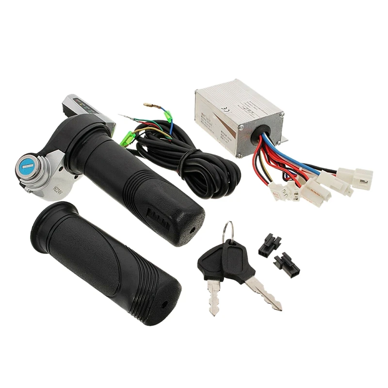 

24V 500W Brush Motor Control Unit Control Handle For Electric Scooter