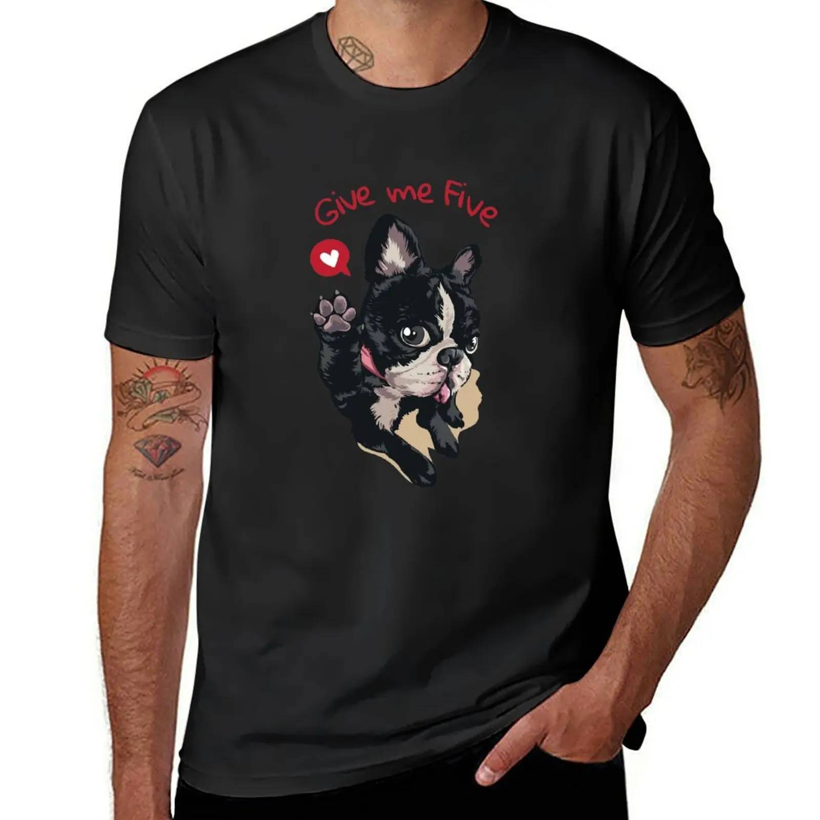 

Give me five T-Shirt plus sizes cute tops boys animal print Blouse fitted t shirts for men