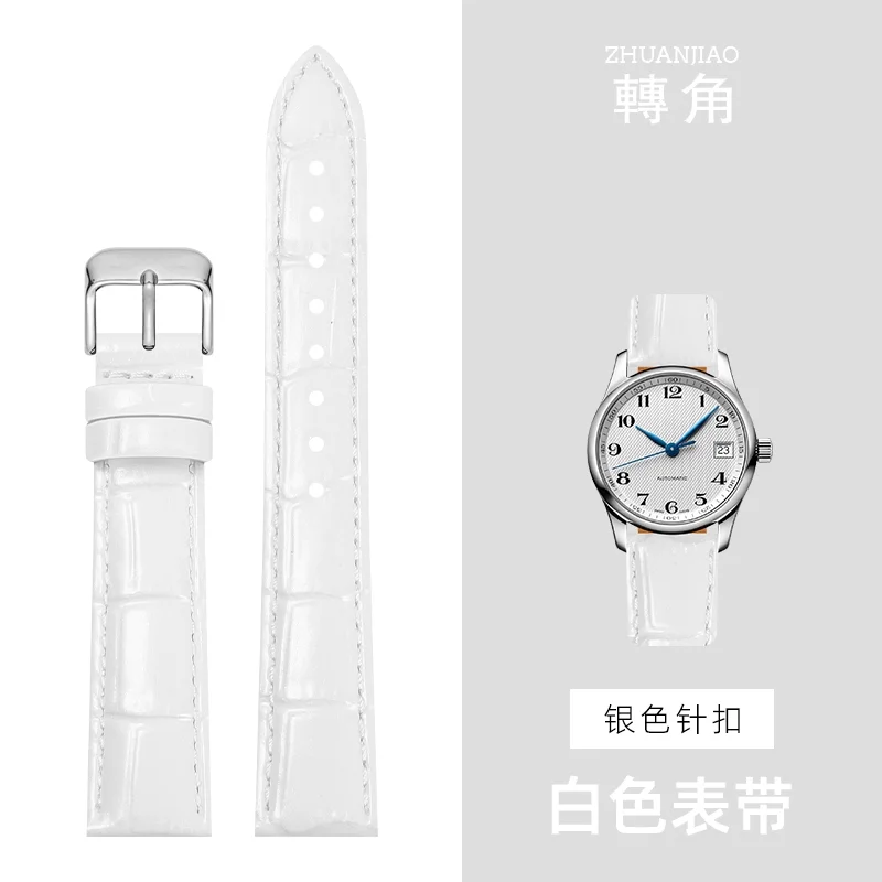 Luxurious Glossy Genuine Leather Watchband – Premium Top Layer Cowhide Strap