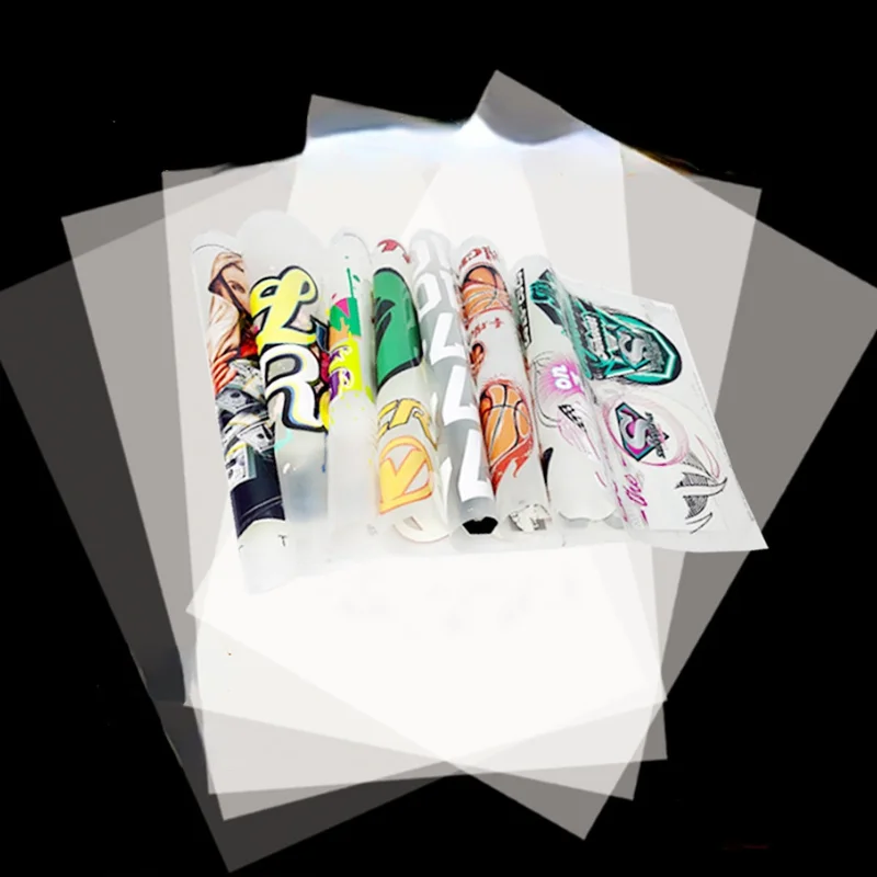 

A4 PET DTF Film Printable Heat Transfer Vinyl DTF Transfer Film for DIY Clothing Tshirts Designs 10/20/30/50/100pcs/lot