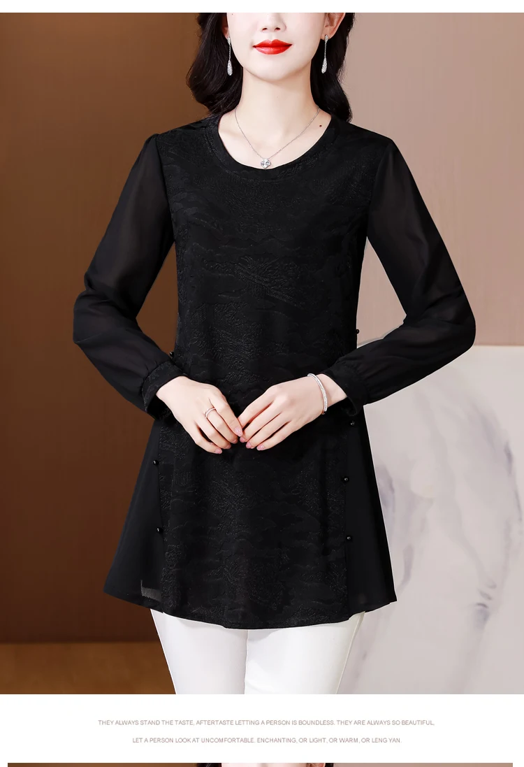 L-5XL Loose Clothes 2024 Women Spring Long Sleeve Elegant Ruffles Shirts Casual Retro Floral Tunic Peplum Tops And Blouses