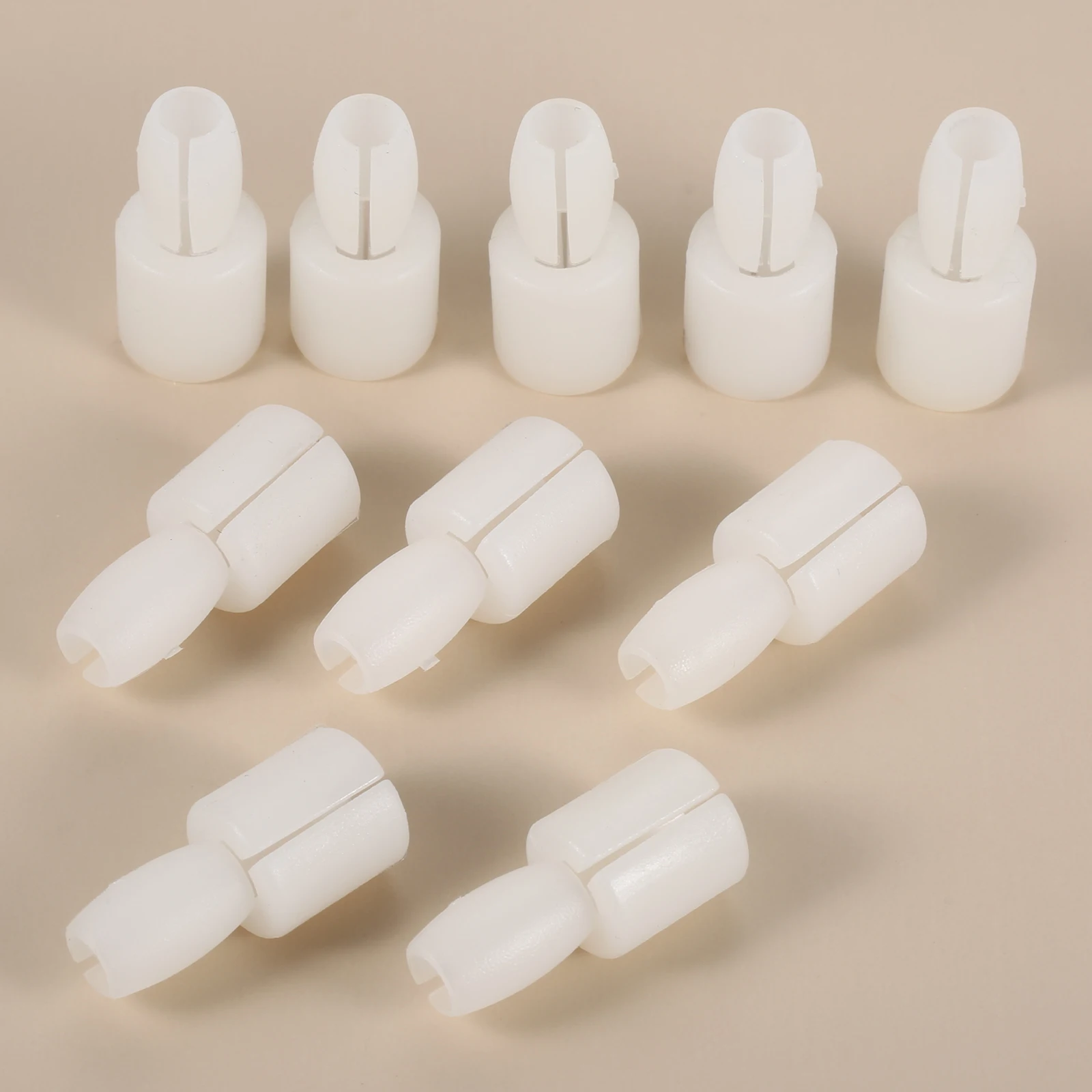 10Pcs Auto Hinten Tür Fensterheber Pin Clip Weiß Kunststoff Verschluss für Bora Golf Jetta Passat B6 B7L B5 POLO Auto Innen Teile