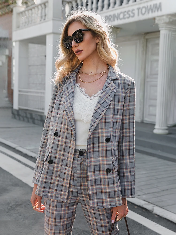 Simplee Two-piece Blazer Women Suits 