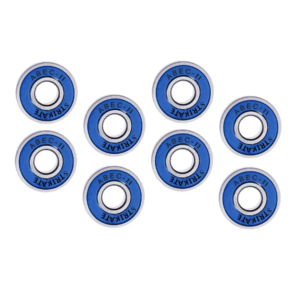 8 X Water Resistant 608 RS Skateboard Bearings Abec 9 Longboard Bearings for skateboard bearings