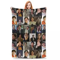 Gong Yoo 1 Blanket Fleece Portable Sofa Throw Blankets For Home Bedroom Office Throws Bedspread Quilt 1