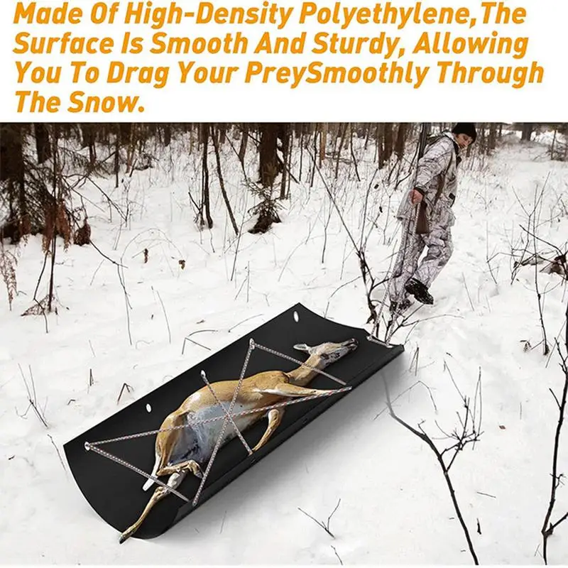 Deer Drag Sled For Ice Fishing, Hunting Game, Firewood, Hunting Gear For Hauling Deer Wild Boar Antelope Grouse And Fish