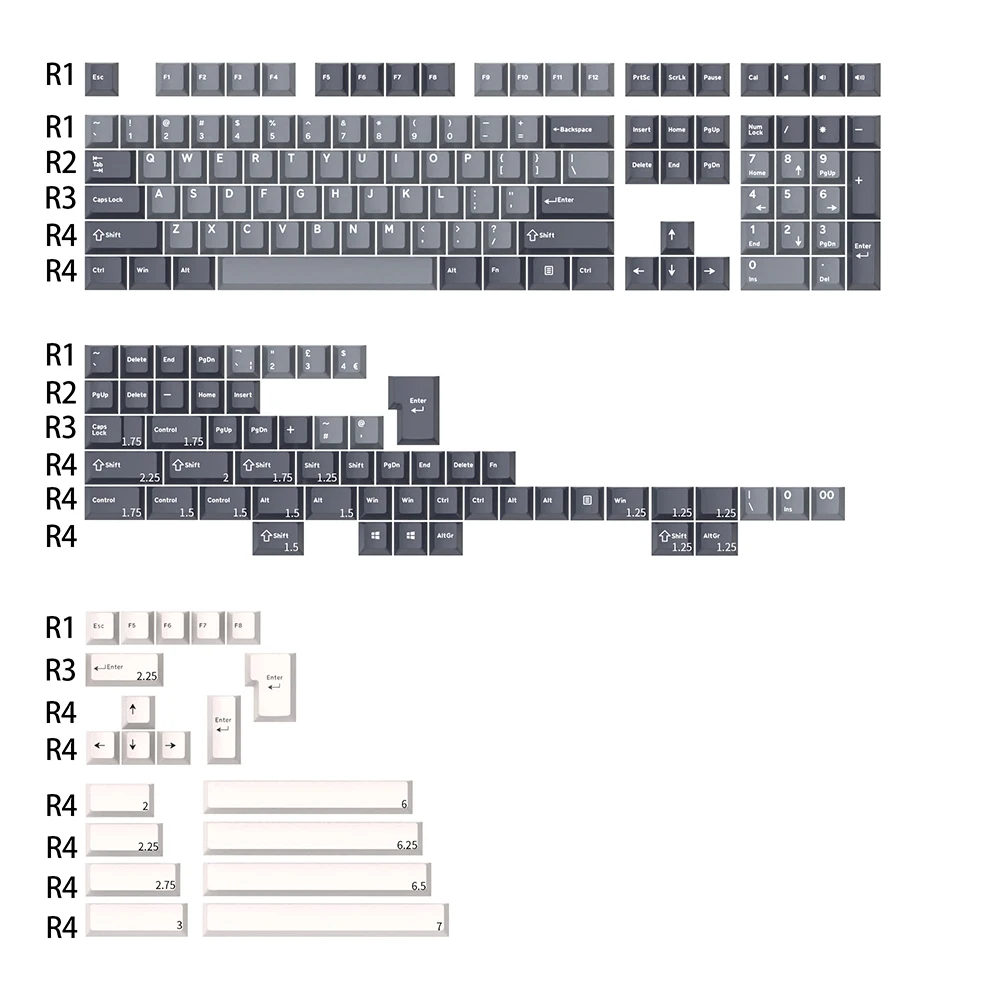 Ghost Juízes gj Apollo Colorway Cereja Pbt Doubleshot Keycap para mx Stem Teclado 60 65 87 104 Gh60 Xd64 Xd68 Bm60 Bm65 Bm80 - Imagem 5
