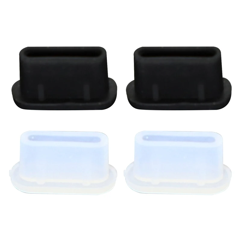 2Pcs/Set Silicone Dust Plug Smart Controller Charging Interface Dust Plug Cover For Mini 3 Pro Rc Remote Controller Accs T21A