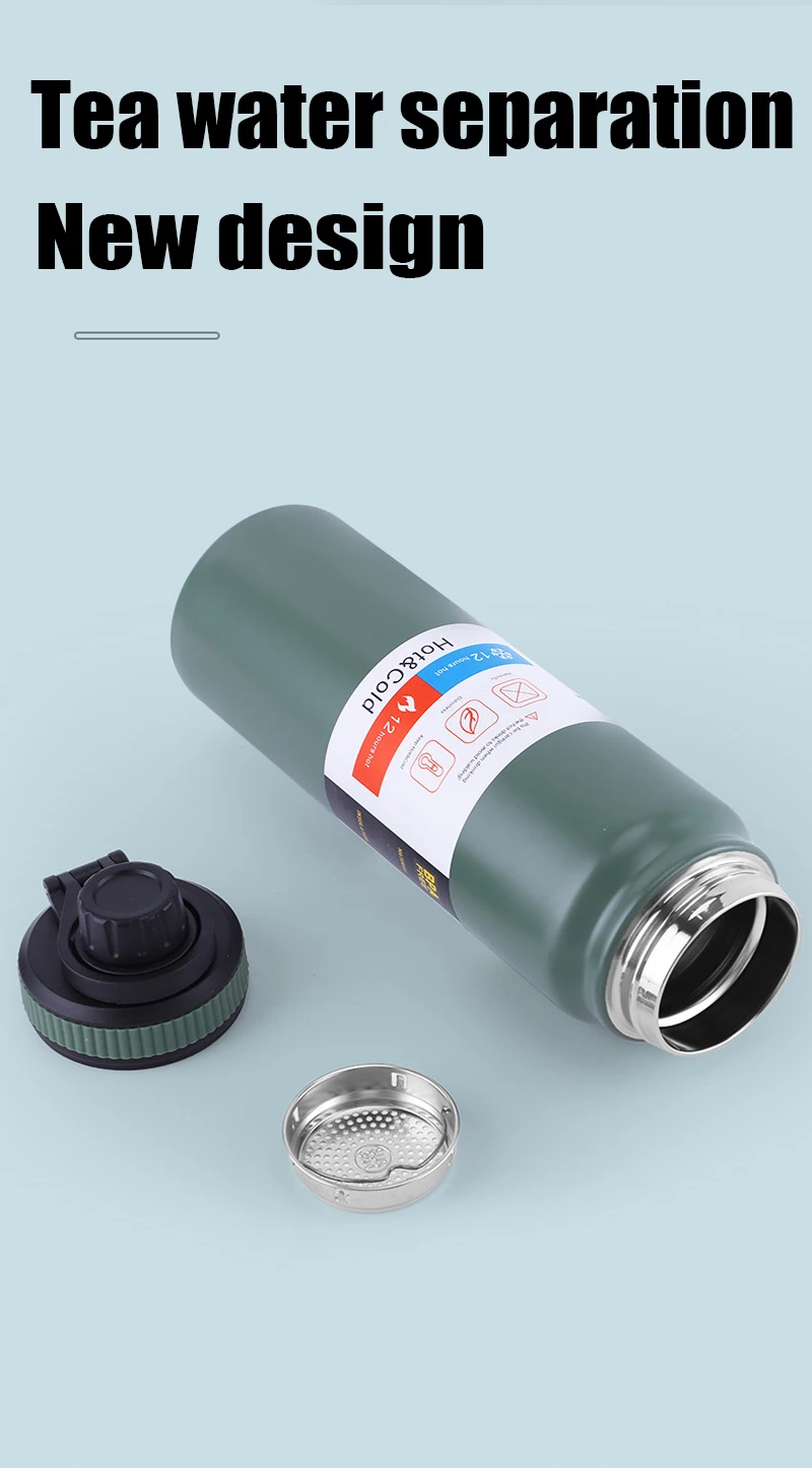 Stainless Steel Large Capacity Thermo Bottle, Portable Cup, Insulated Water Kettle, Vacuum Flask, Travel Cup, 800Ml