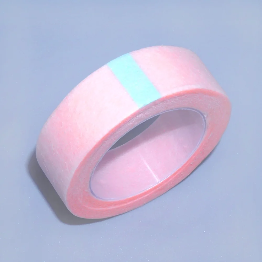 50pcs Pink Eyelash Tape Adhesive Eyelash Extension Tapes Breathable Micropore Lash Tape for Eyelash Extension Supply