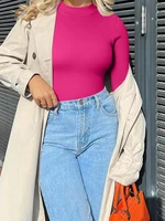 New Women's Bodysuits Sexy Ribbed Single Shoulder Sleeveless Tank Tops Bodysuits - Image 6