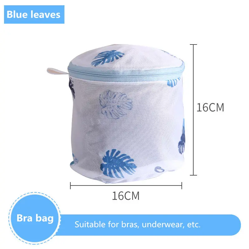 Printing Polyester Mesh Laundry Bag Home Use Washing Machine Bags Thickened Fine Net Bra Underwear Washing Bag Laundry Products