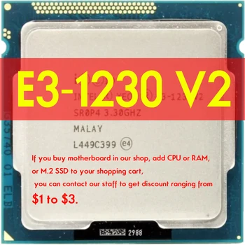 Intel Xeon E3-1230 v2 E3 1230v2 E3 1230 v2 3.3 GHz Quad-Core CPU Processor Atermiter B75 Motherboard For Intel LGA 1155 kit PC Store Categories Motherboard