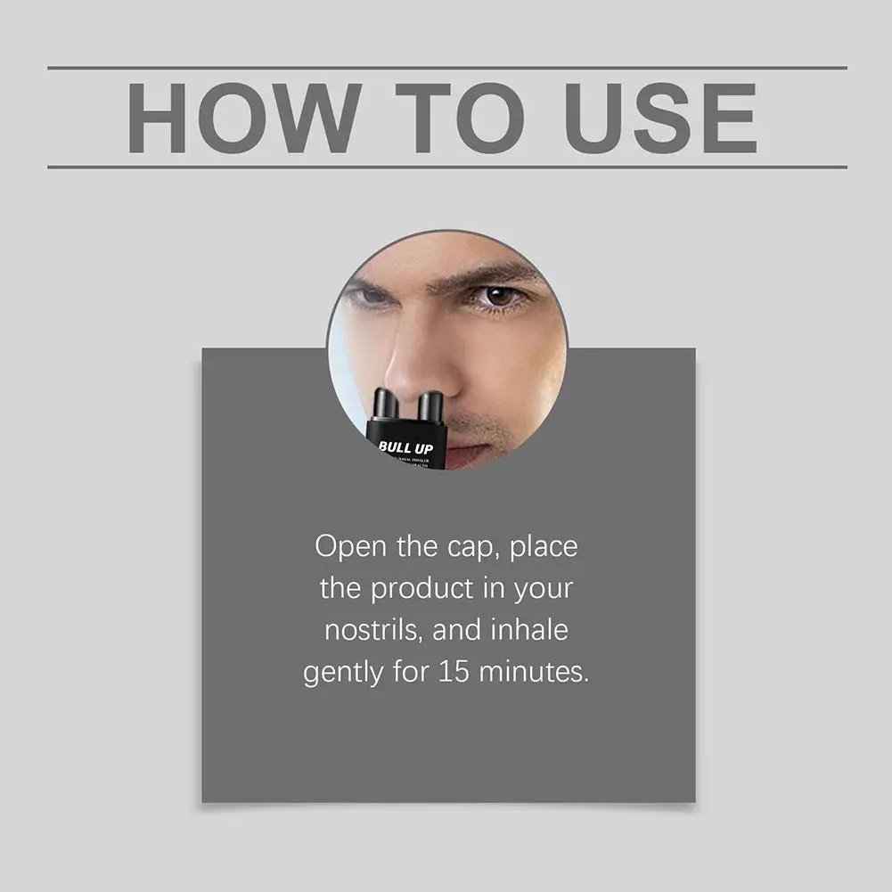 Nasal Aspirator for Men Relief Fatigue Energizing