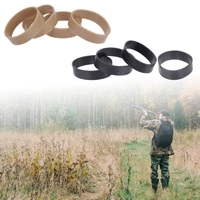 4 Pieces Heavy Duty Rubber Bands, Tactic Rubber Bands, Black Elastic Thick Outdoor Bands for Hiking Survival Camping Hunting 1