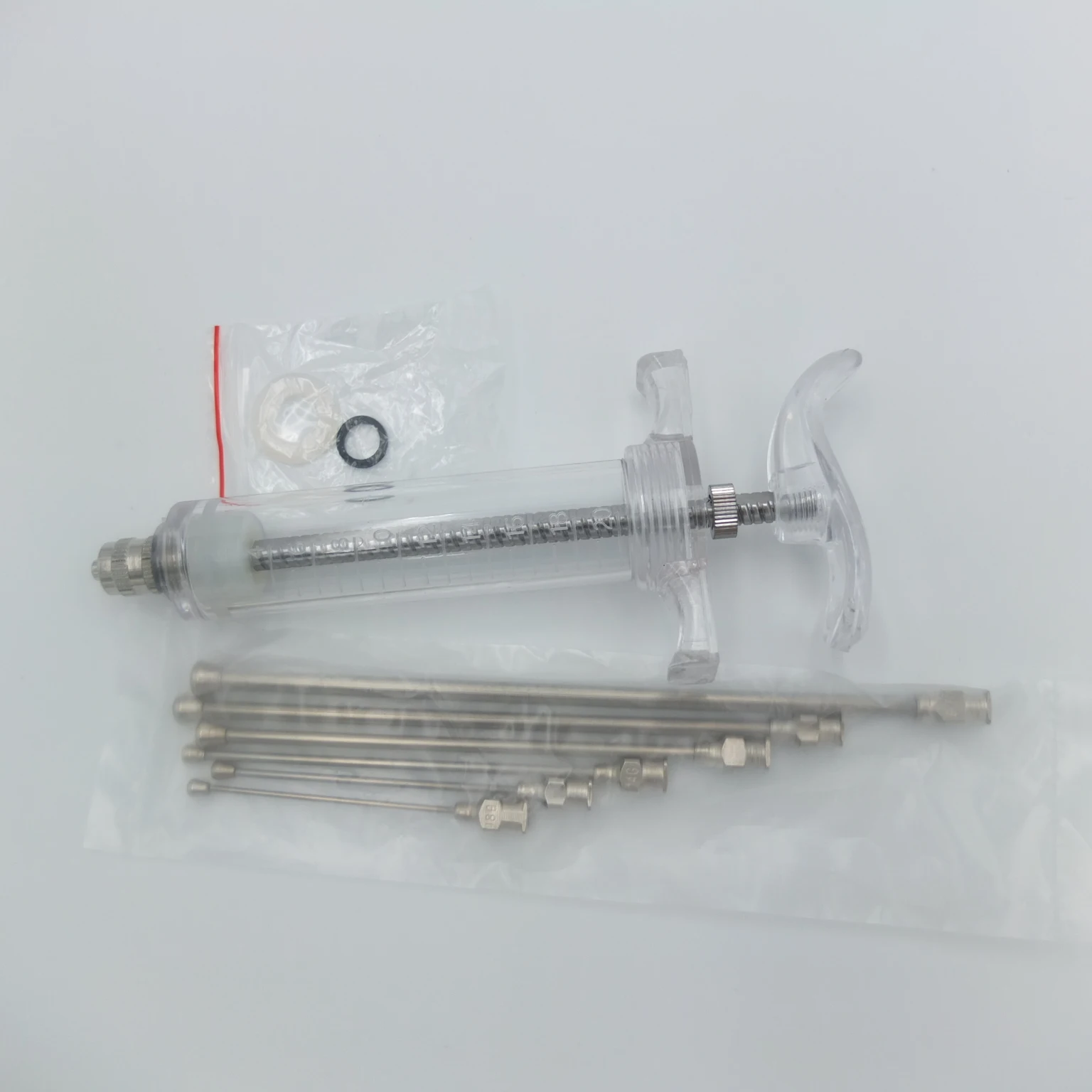 Crop Feeding Needles (Straight) And 20ml TPX Syringe Set