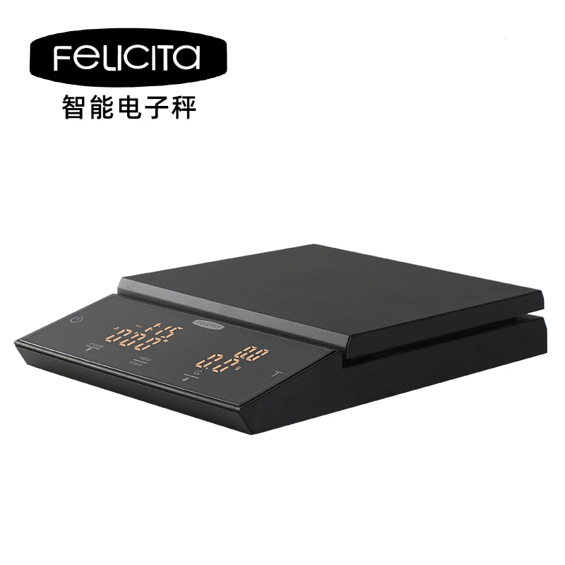 Felicita Parallel plus automatic ratio coffee scale with Bluetooth digital  scale pour coffee Electronic Drip with Timer
