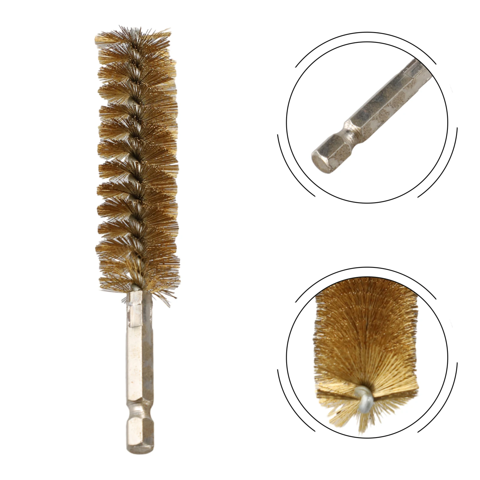 Wire Brush Cleaning Brush Wire Cleaning Brush Wire Brush Set 8-25mm Wire Tube Machinery Cleaning Brush Rust Cleaner Washing Polishing Tools For Automotive Manufacturing Processing Industry