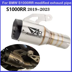 60mm motorcycle modified for BMW S1000RR 2019-2023 motorcycle exhaust escape system modified link tube S1000RR exhaust