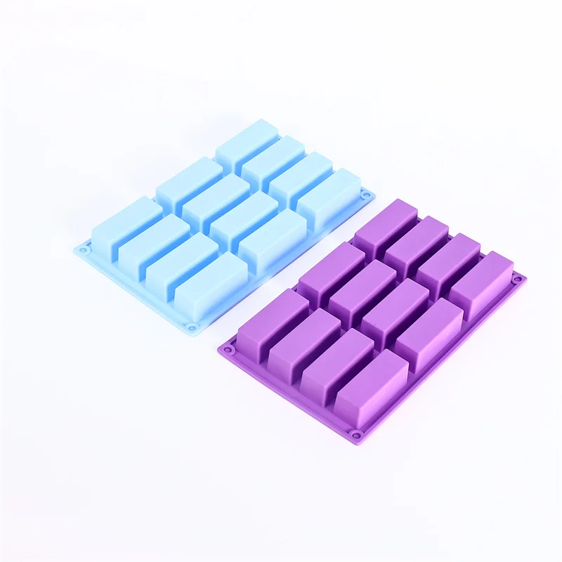 Lot De 3 Moules En Silicone Pour Barres De Céréales - 12 Cavités Rectangulaires, Résistant Au Four Et Réutilisable - 14