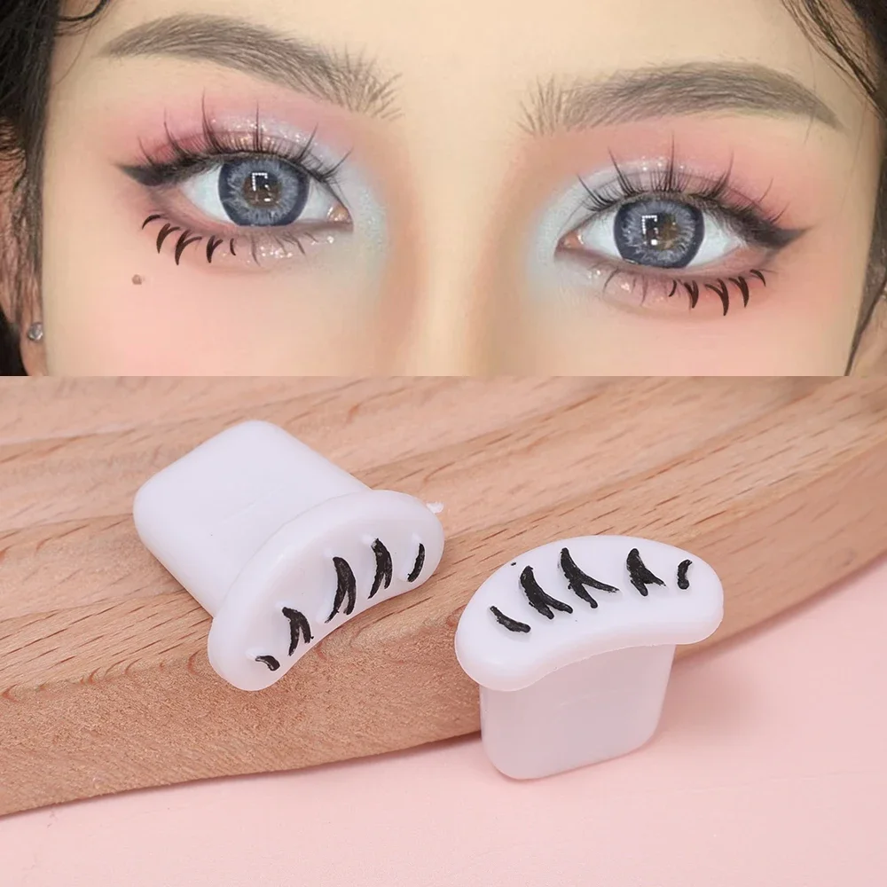 Makeup tools Eyeliner stencil tool Eye makeup tools 1pcs Silicone Lower Lash Stamp False Eyelash Eyeliner Stamp Practice Easy To Print Natural Look for Makeup Beginner