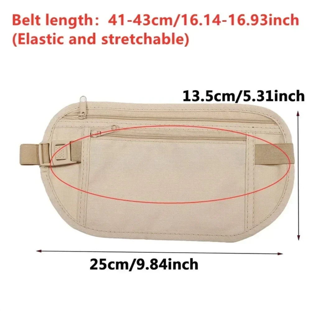 Sport Running Invisible Waist Bag  Cash Security Wallet Gift Pack - Ultra-Thin Ergonomic Design for Runners & Travelers