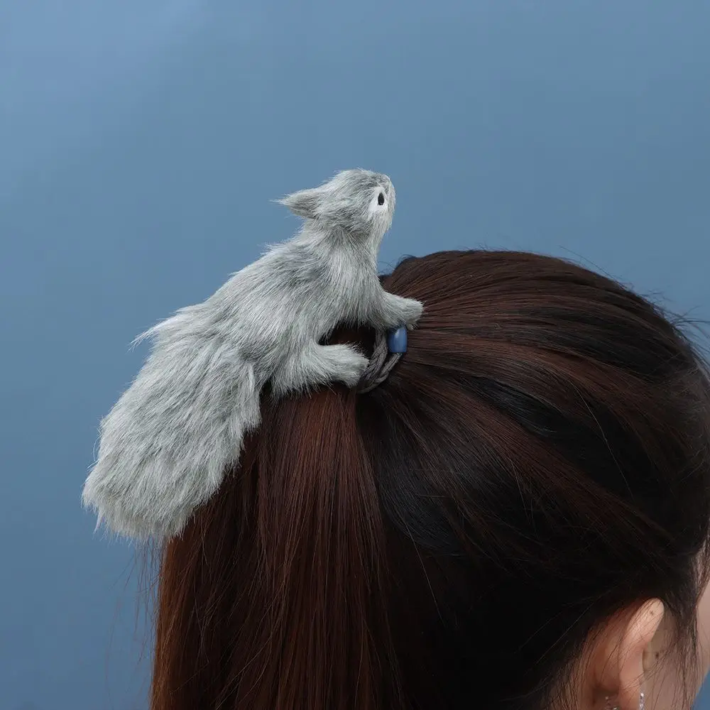 Festa de Moda Acessórios para o Cabelo Presente Criativo Acessórios Barrette Felted Animal Hairpin Meninas Esquilo Ouriço 7 Computers & Electronics