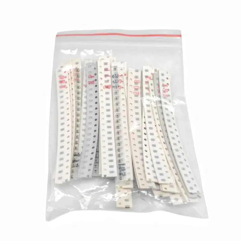 18-36Values 1pF-10uF Electronic Capacitor set 1206 SMD Ceramic Capacitors assortment kit 47PF 22NF 100NF 2.2UF 4.7UF 0603 0805 ceramic capacitor smd capacitor