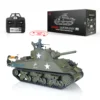 Henglong Toucanhobby DIY 1/16 7.0 Plastic M4A3 Sher3898 360�� Turret Barrel Recoil RC Tank 1