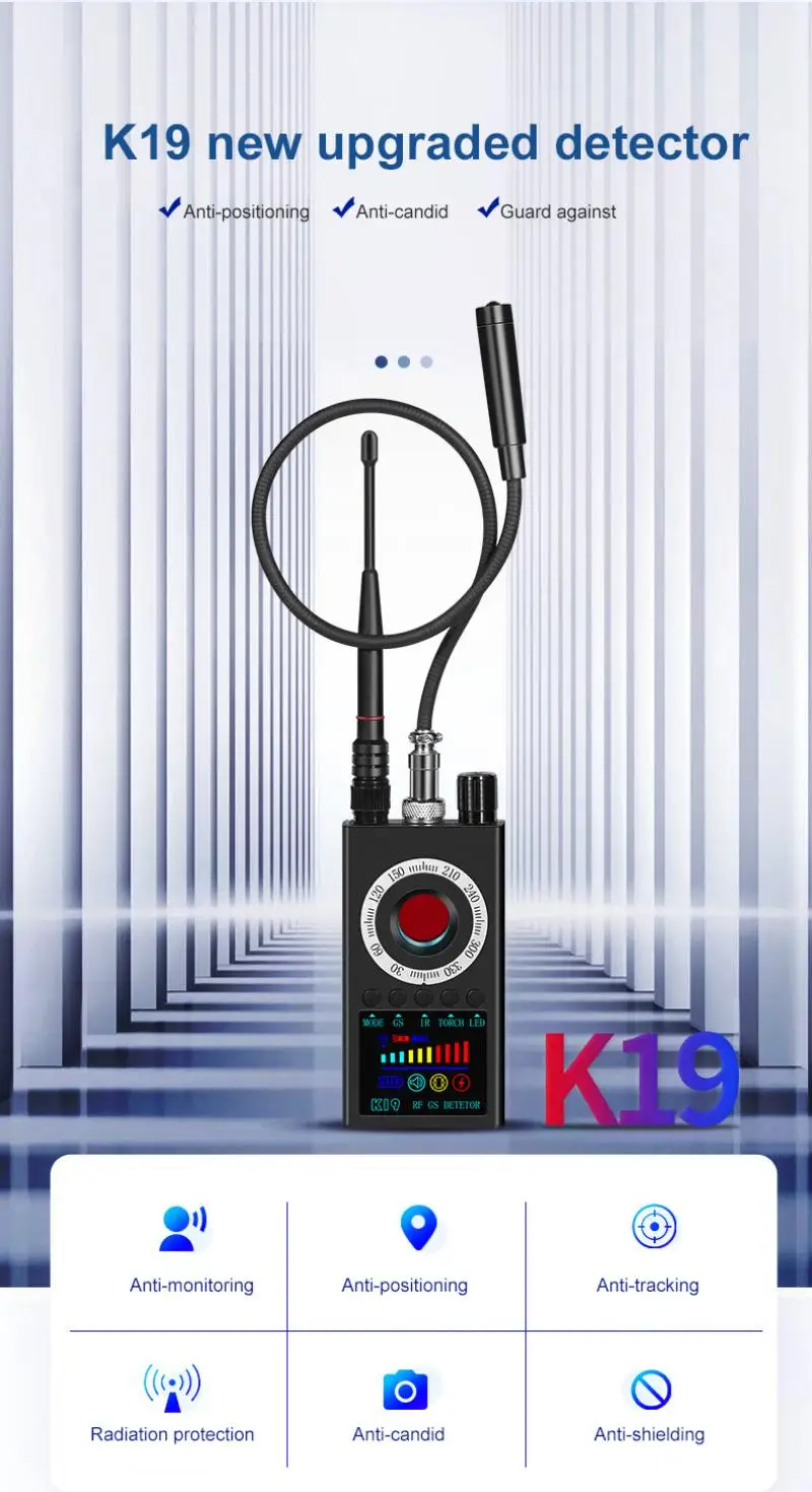 K19 detector scanning near electronics