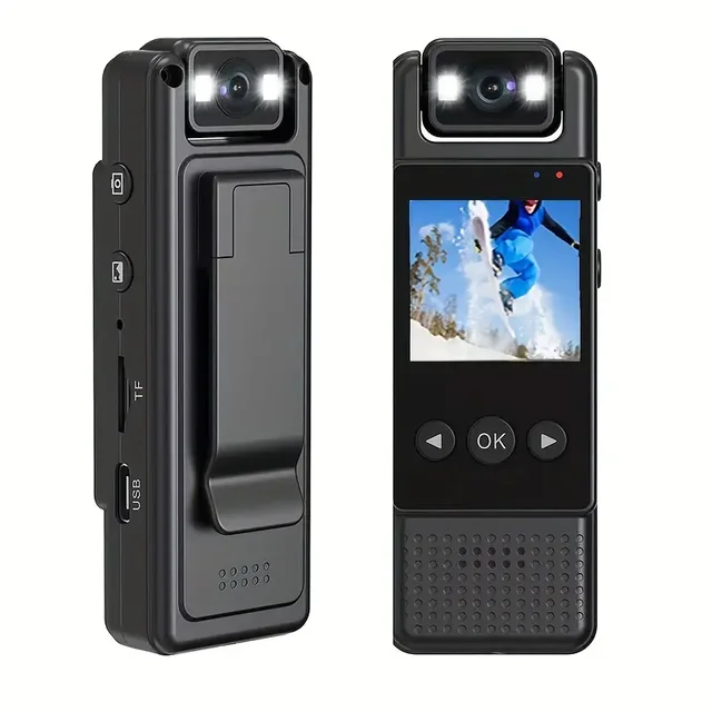 Compact 1080p HD Video 1200mAh Long Record Time Portable for Cycling Travel Vlog Sports Adventure Mount Easy Use factory price