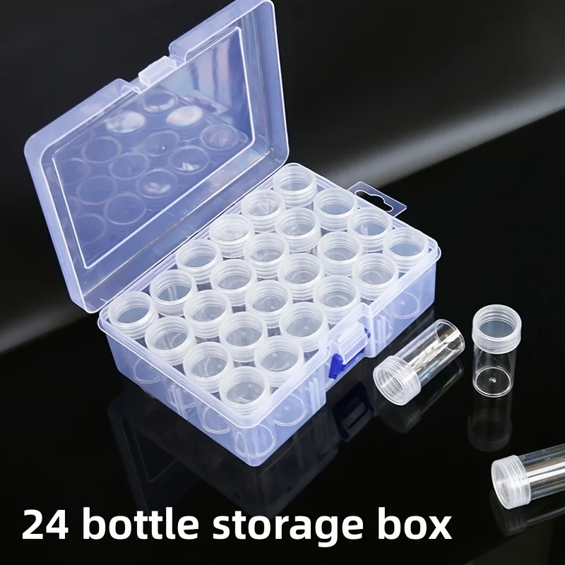 Diamond Painting Storage Box 24 Bottles Diamond Painting Accessories Kits