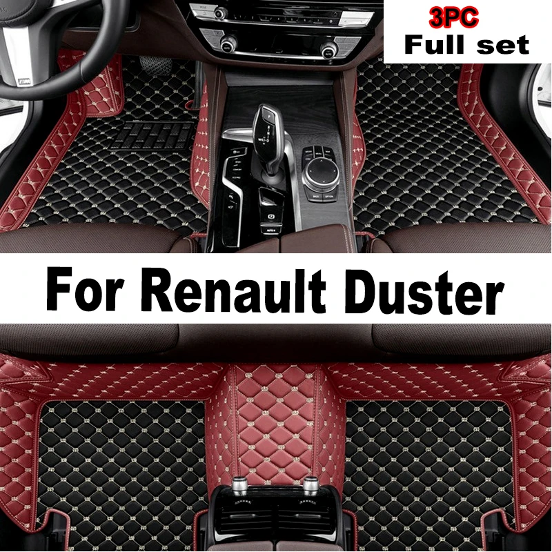 

Car Floor Mats For Renault Duster 2012~2018 Auto DropShipping Center Auto Interior Accessories Leather Carpets Rugs Foot Pads