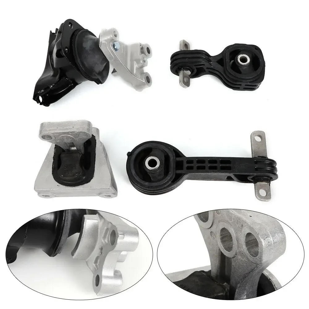 

4Pcs Engine Motor & Trans Mount Set Front and Rear Engine Motor Mount 50820-SVA-A05 for 2006 2007 2008 2009 Honda Civic 1.8L