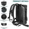 NEWBOLER Large Capacity Swimming Waterproof Backpack, Beach, Drifting, Surfing, Diving, Waterproof Backpack 35L Dry Pack 4