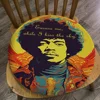 SINGER J-JIMI H-HENDRIX Cushion Mat Square Seat Cushion Office Dining Stool Pad Sponge Sofa Mat Non-Slip Seat Mat 3