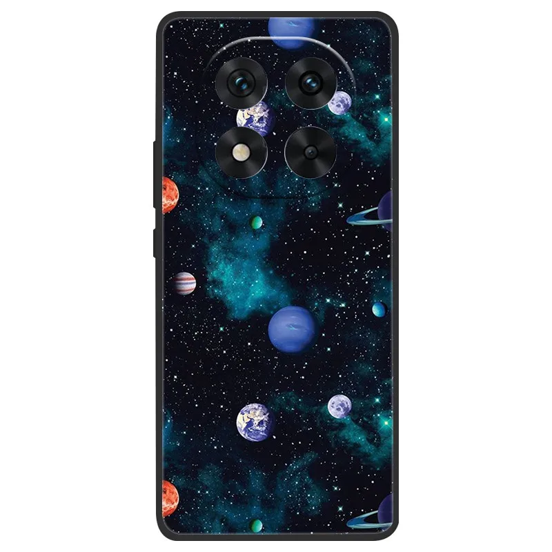 Luxury Silicone Soft Bumper Phone Case - Space Design, TPU Cover