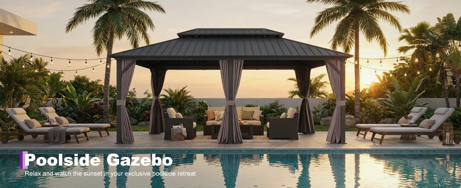 gazebos hardtop gazebos gazebo for patio outdoor gazebos hard top gazebo